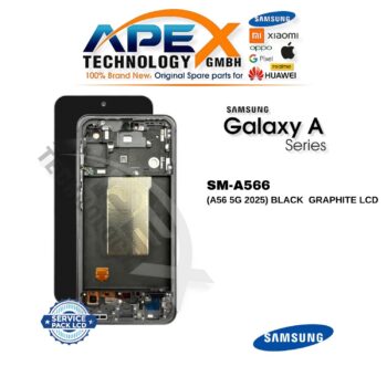 Samsung Galaxy A56 5G (SM-A566) Display LCD - Nero / Graphite (Service Pack) – GH82-36829A
