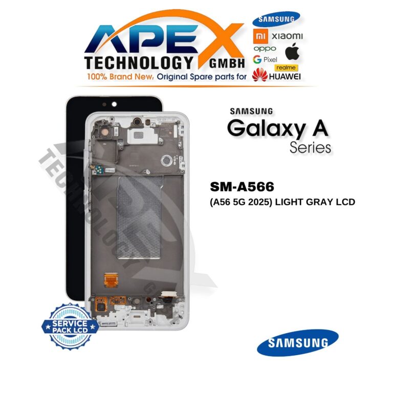 Samsung Galaxy A56 5G (SM-A566) Écran LCD - Gris clair (Service Pack) – GH82-36829B