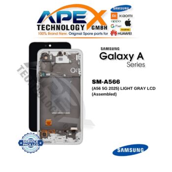 Samsung Galaxy A56 5G (SM-A566) Display LCD - Grigio chiaro (Assemblato) – GH82-36829B