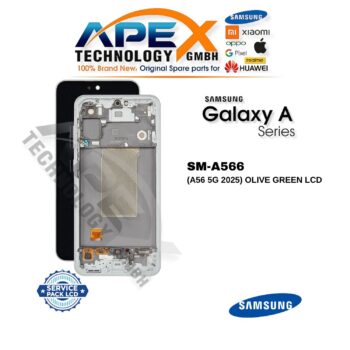 Samsung Galaxy A56 5G (SM-A566) Display LCD - Olive Green (Service Pack) – GH82-36829C