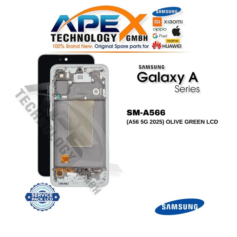 Samsung Galaxy A56 5G (SM-A566) Écran LCD - Olive Green (Service Pack) – GH82-36829C