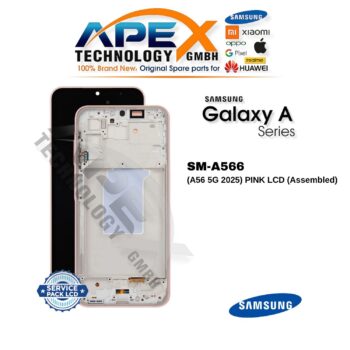 Samsung Galaxy A56 5G (SM-A566) Display LCD - Rosa (Assemblato) – GH82-36829D