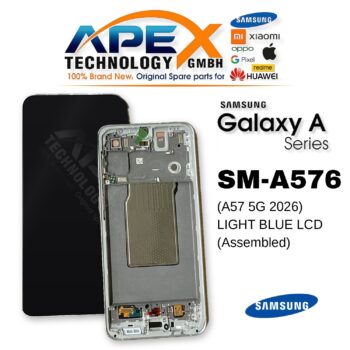 Samsung Galaxy A57 5G (SM-A576) Display LCD - Blu chiaro (Assemblato) – GH82-39285C