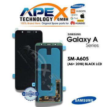 Samsung Galaxy A6+ (SM-A605) Display LCD - Nero (Service Pack) – GH97-21878A