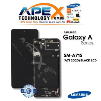 Samsung Galaxy A71 (SM-A715) Display LCD - Nero (Service Pack) – GH82-22152A
