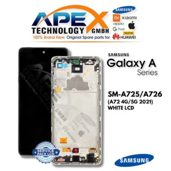 Samsung Galaxy A72 4G/5G (SM-A725/A726) Display LCD - Bianco (Service Pack) – GH82-25541D