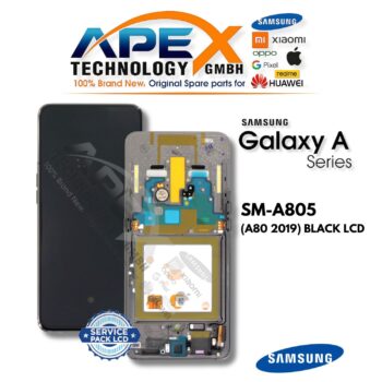 Samsung Galaxy A80 (SM-A805) Display LCD - Nero (Service Pack) – GH82-20348A