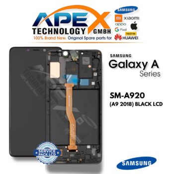 Samsung Galaxy A9 (SM-A920) Display LCD - Nero (Service Pack) – GH82-18308A