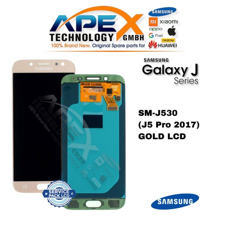 Samsung Galaxy J5 Pro (SM-J530) Display LCD - Oro (Service Pack) – GH97-20738C