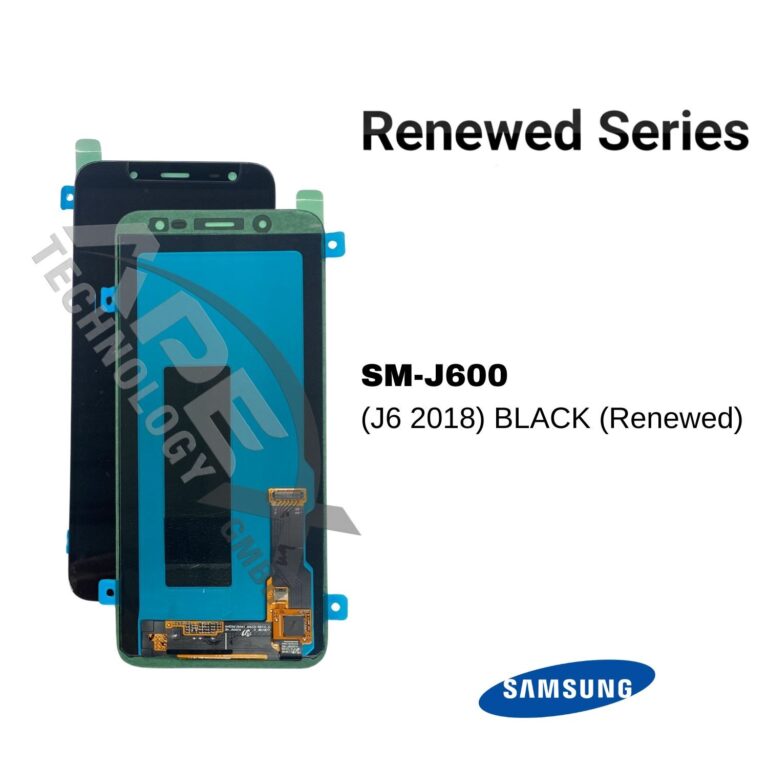 Samsung Galaxy J6 (SM-J600) LCD Screen Display - Black (Service Pack) – GH97-21931A