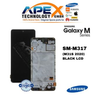 Samsung Galaxy M31S (SM-M317) Display LCD - Nero (Assemblato) – GH82-23774A