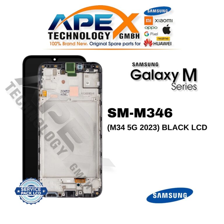 Samsung Galaxy M34 5G (SM-M346) Pantalla LCD - Negro (Service Pack) – GH82-32722A