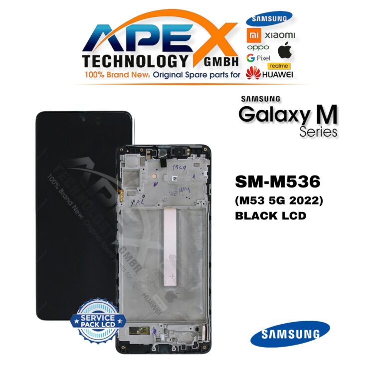 Samsung Galaxy M53 5G (SM-M536) Écran LCD - Noir (Service Pack) – GH82-28812A