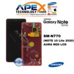 Samsung Galaxy NOTE 10 Lite (SM-N770) LCD Screen Display - Aura Red (Service Pack) – GH82-22055C