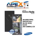 Samsung Galaxy NOTE20 Ultra 4G/5G (SM-N985/N986) LCD Screen Display - Black (no Camera) (Service Pack) – GH82-31458A