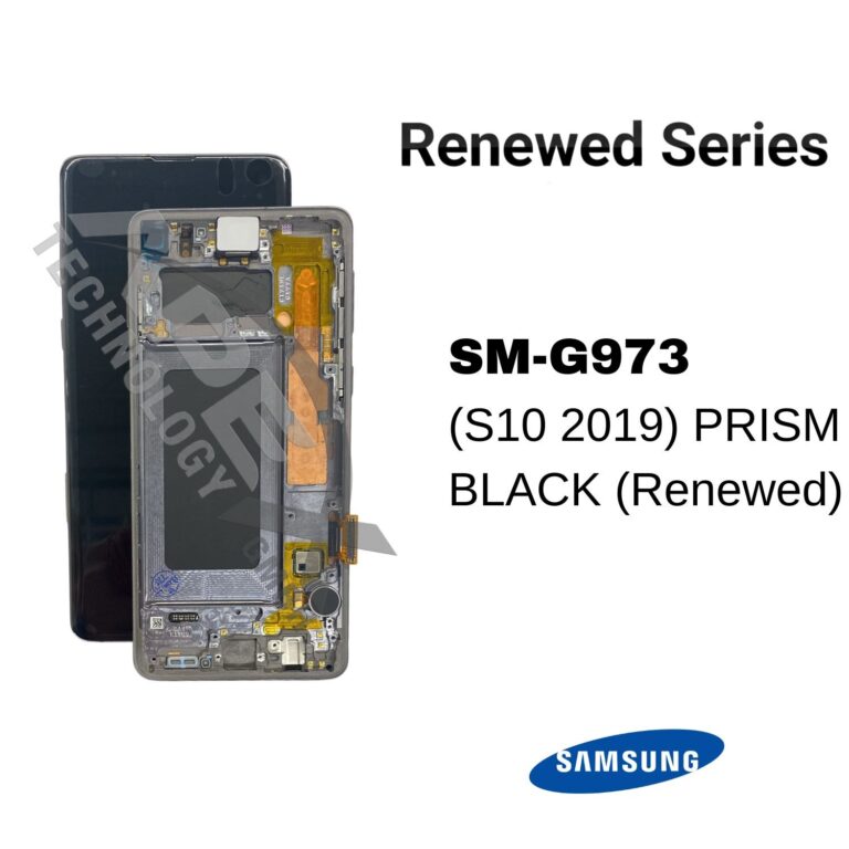 Samsung Galaxy S10 (SM-G973) LCD-Display - Prism Black (Service Pack) – GH82-18850A