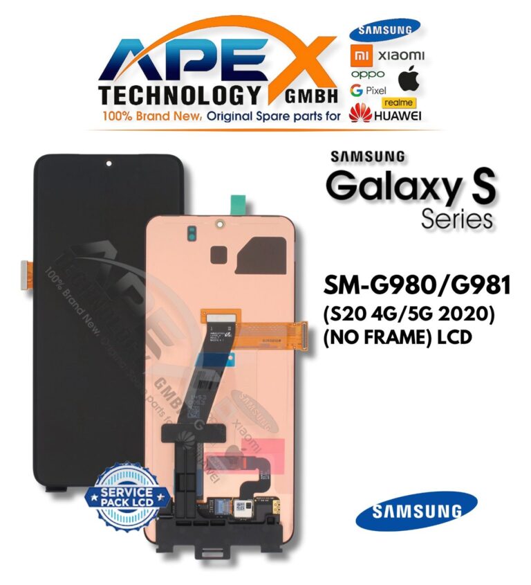Samsung Galaxy S20 4G/5G (SM-G980/G981) Ecrã LCD - (sem moldura) (Service Pack) – GH96-13024A