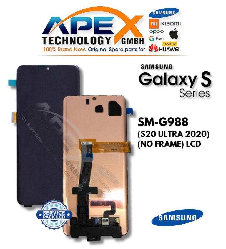 Samsung Galaxy S20 ULTRA (SM-G988) Display LCD - (senza cornice) (Service Pack) – GH96-13053A