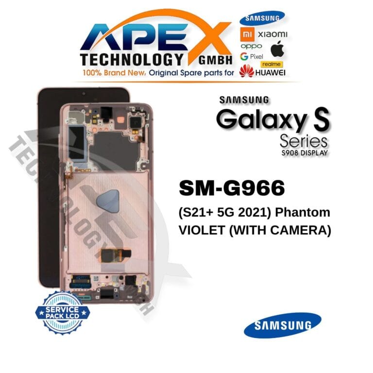 Samsung Galaxy S21+ 5G (SM-G996) LCD-Display - Phantom Violet (Service Pack) – GH82-24744B