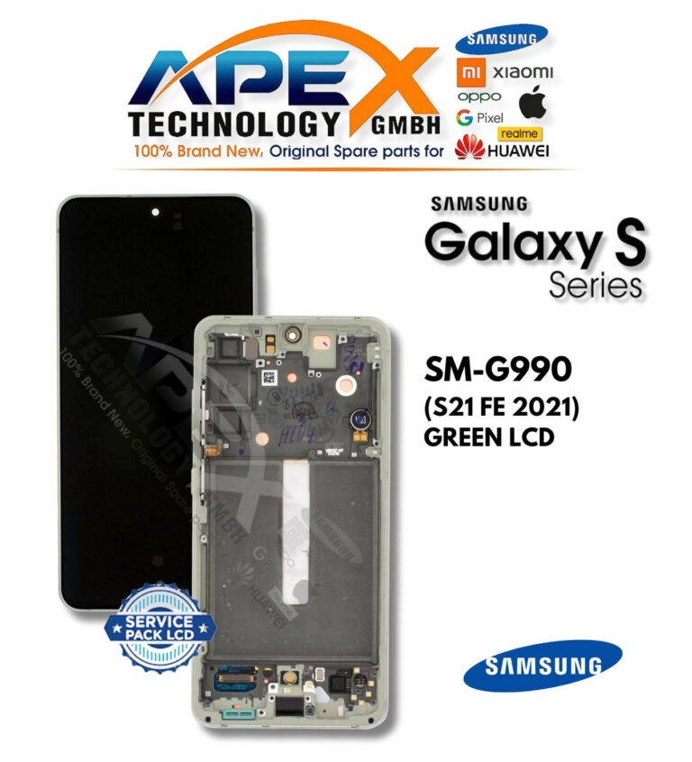 Samsung Galaxy S21 FE (SM-G990) Pantalla LCD - Verde (Service Pack) – GH82-26414C
