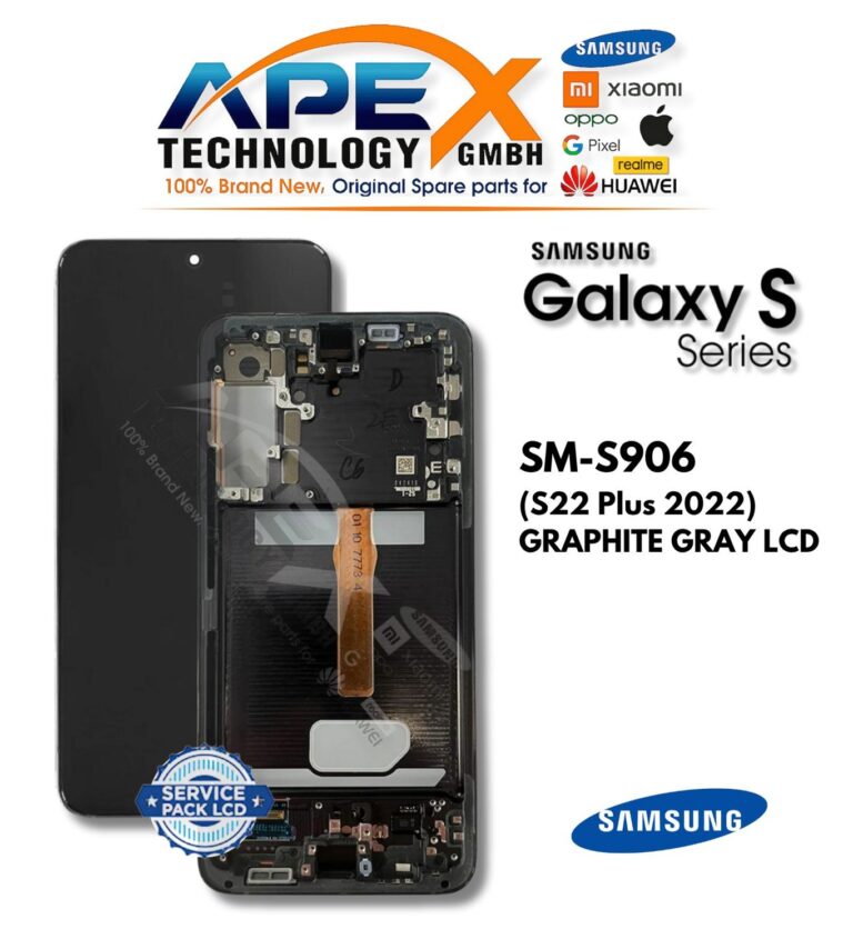 Samsung Galaxy S22 Plus (SM-S906) Pantalla LCD - Graphite Gray (Service Pack) – GH82-27500E