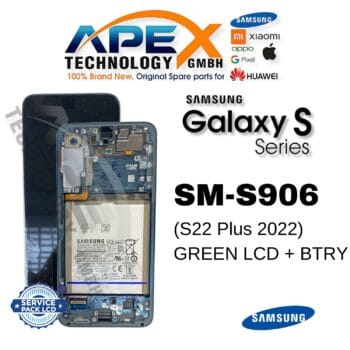 Samsung Galaxy S22 Plus (SM-S906) LCD-Display - Grün (Service Pack) – GH82-27499C