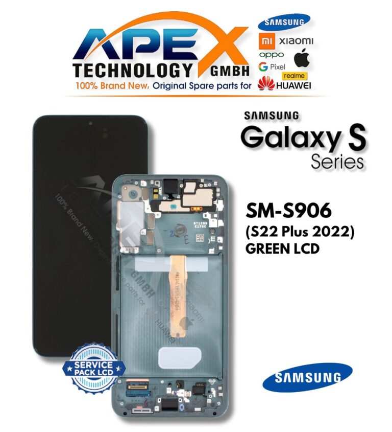 Samsung Galaxy S22 Plus (SM-S906) Ecrã LCD - Verde (Service Pack) – GH82-27500C