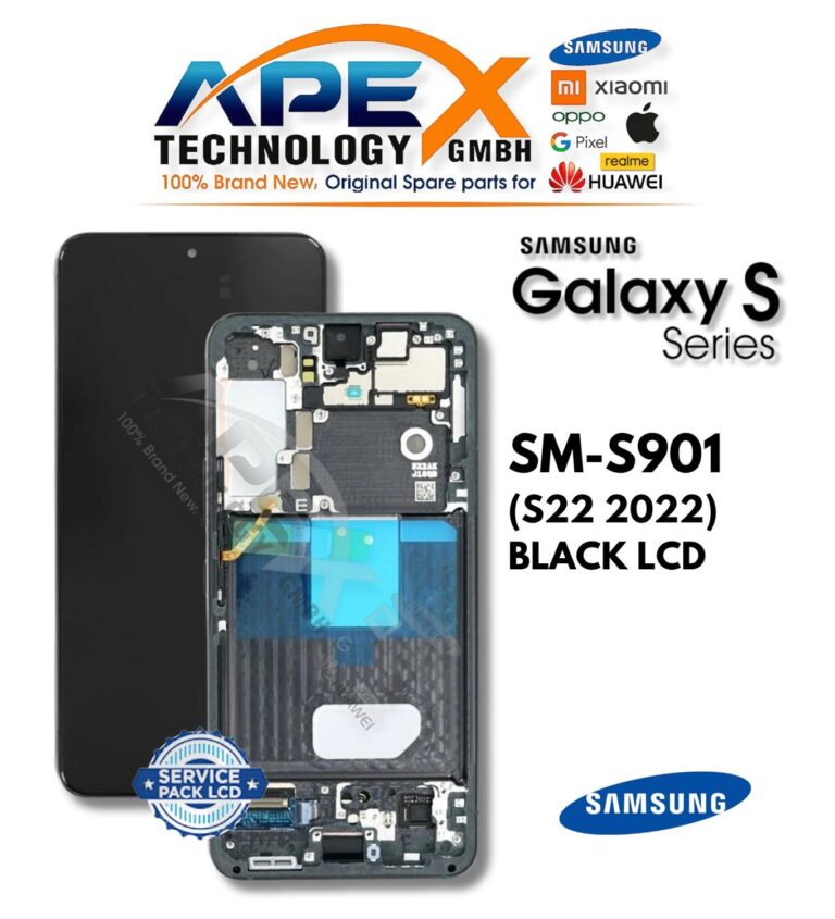 Samsung Galaxy S22 (SM-S901) Pantalla LCD - Negro (Service Pack) – GH82-27520A