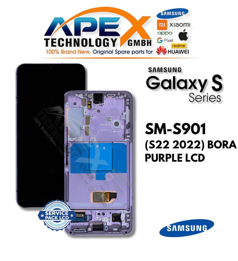 Samsung Galaxy S22 (SM-S901) Pantalla LCD - Bora Purple (Service Pack) – GH82-27520G