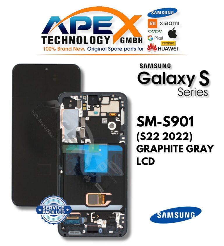 Samsung Galaxy S22 (SM-S901) Pantalla LCD - Graphite Gray (Service Pack) – GH82-27520E