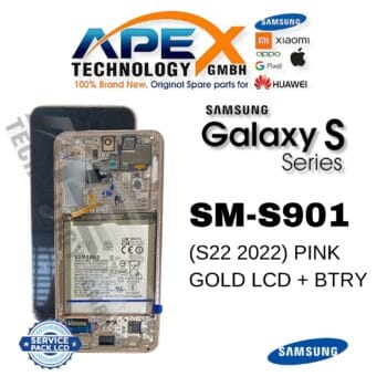 Samsung Galaxy S22 (SM-S901) Display LCD - Rosa Oro (Service Pack) – GH82-27518D