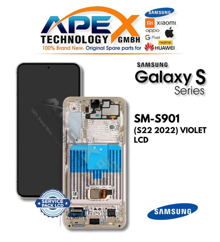 Samsung Galaxy S22 (SM-S901) Pantalla LCD - Violeta (Service Pack) – GH82-27520F