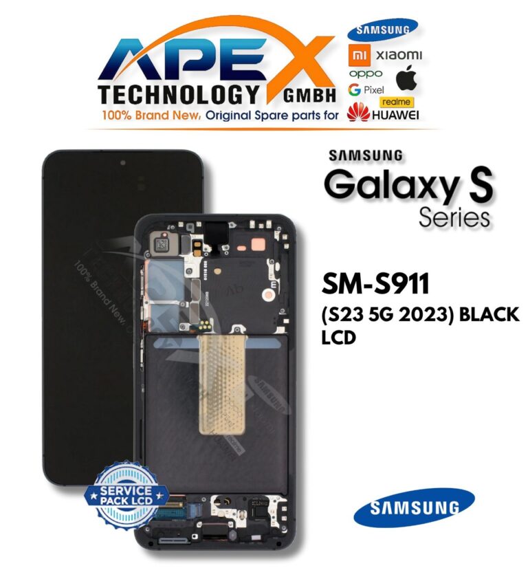 Samsung Galaxy S23 5G (SM-S911) Ecrã LCD - Preto (Service Pack) – GH82-30480A