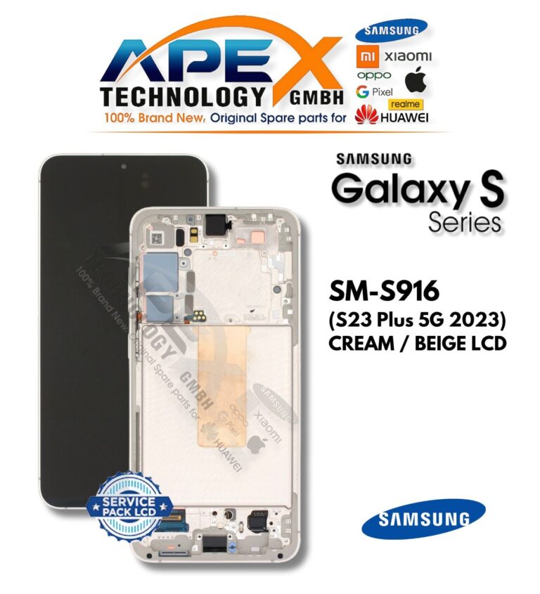 Samsung Galaxy S23 Plus 5G (SM-S916) Écran LCD - Cream / Beige (Service Pack) – GH82-30476B