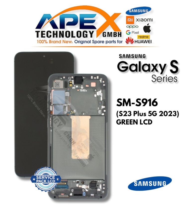 Samsung Galaxy S23 Plus 5G (SM-S916) LCD-Display - Grün (Service Pack) – GH82-30476C