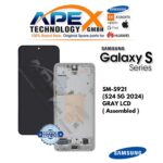 Samsung Galaxy S24 5G (SM-S921) LCD-Display - Grau (Montiert) – GH82-33287B