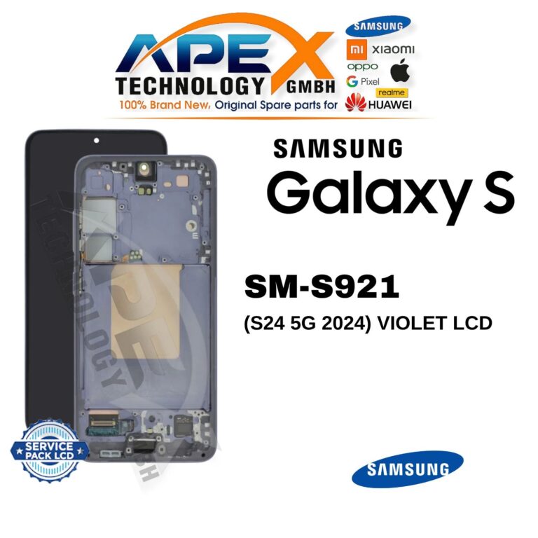 Samsung Galaxy S24 5G (SM-S921) Pantalla LCD - Violeta (Service Pack) – GH82-33287C