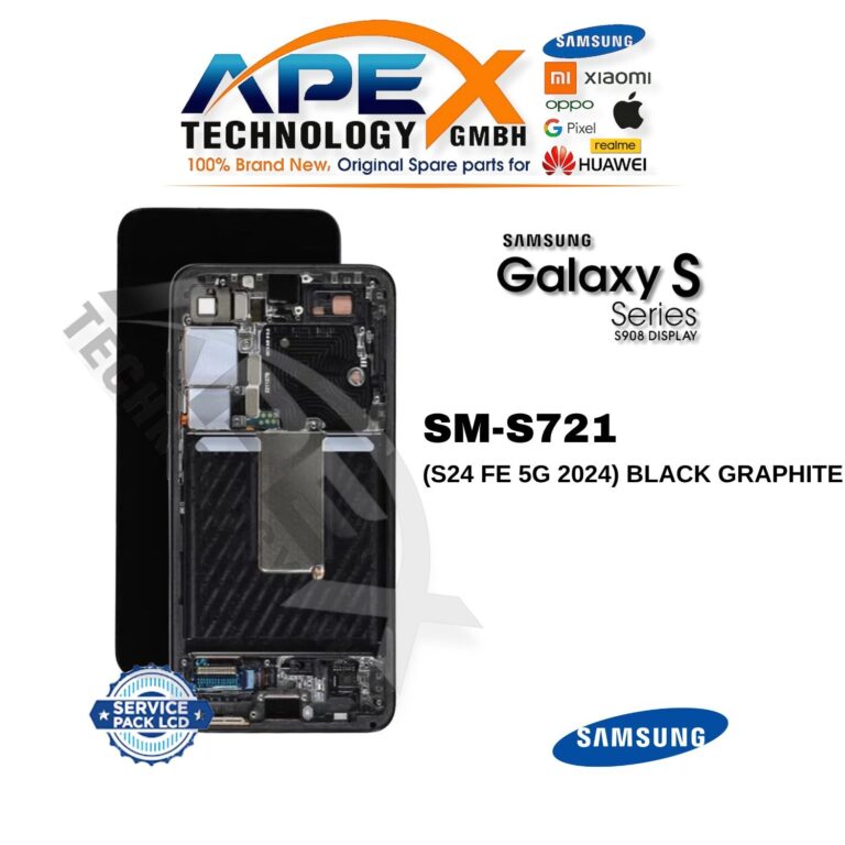Samsung Galaxy S24 FE 5G (SM-S721) LCD-Display - Black Graphite (Service Pack) – GH82-35848A