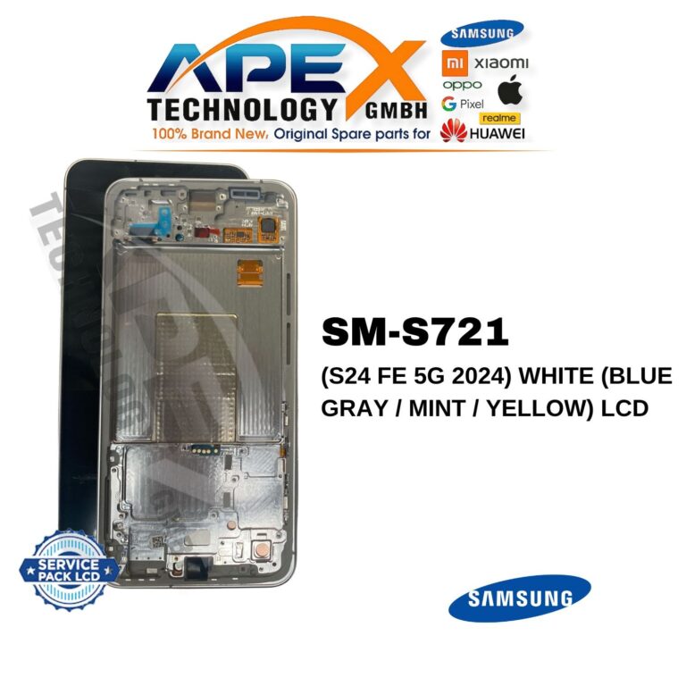 Samsung Galaxy S24 FE 5G (SM-S721) Display LCD - Bianco (blu / Grigio / Mint / Giallo) (Service Pack) – GH82-35848B