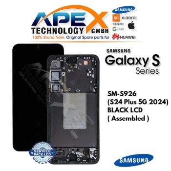 Samsung Galaxy S24 Plus 5G (SM-S926) LCD Screen Display - Black (Assembled) – GH82-33410A