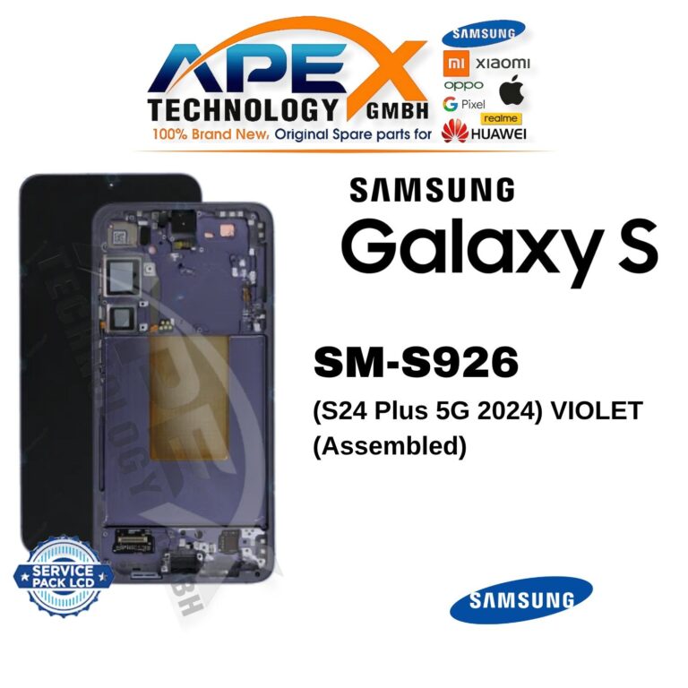 Samsung Galaxy S24 Plus 5G (SM-S926) Ecrã LCD - Violeta (Service Pack) – GH82-33410C