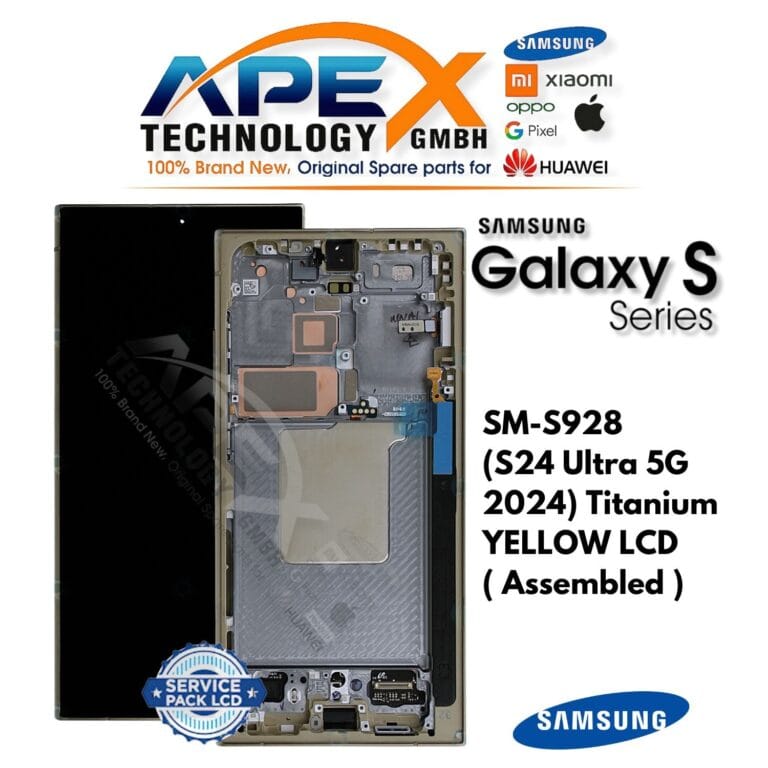 Samsung Galaxy S24 Ultra 5G (SM-S928) Pantalla LCD - Titanium Yellow (Service Pack) – GH82-33396C