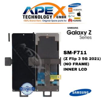 Samsung Galaxy Z Flip 3 5G (SM-F711) LCD Screen Display - (no Frame) Inner (Service Pack) – GH96-14408A