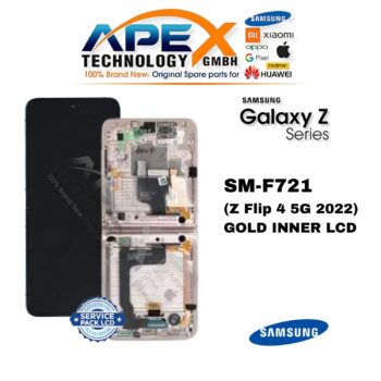 Samsung Galaxy Z Flip 4 5G (SM-F721) LCD Screen Display - Pink Gold Inner (Assembled) – GH82-29440C