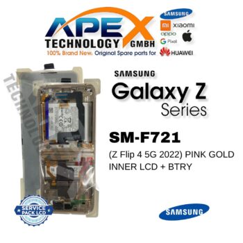 Samsung Galaxy Z Flip 4 5G (SM-F721) Display LCD - Rosa Oro interno (Service Pack) – GH82-30236C