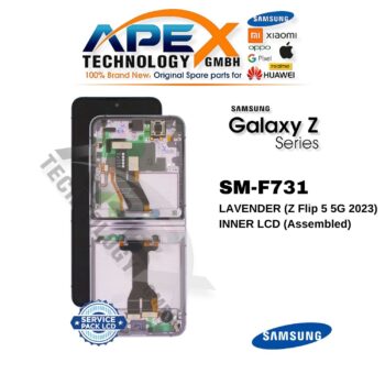 Samsung Galaxy Z Flip 5 5G (SM-F731) Display LCD - Lavender interno (Assemblato) – GH82-31827C