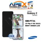 Samsung Galaxy Z Flip 5 5G (SM-F731) Pantalla LCD - Mint interior (Ensamblado) – GH82-31827D