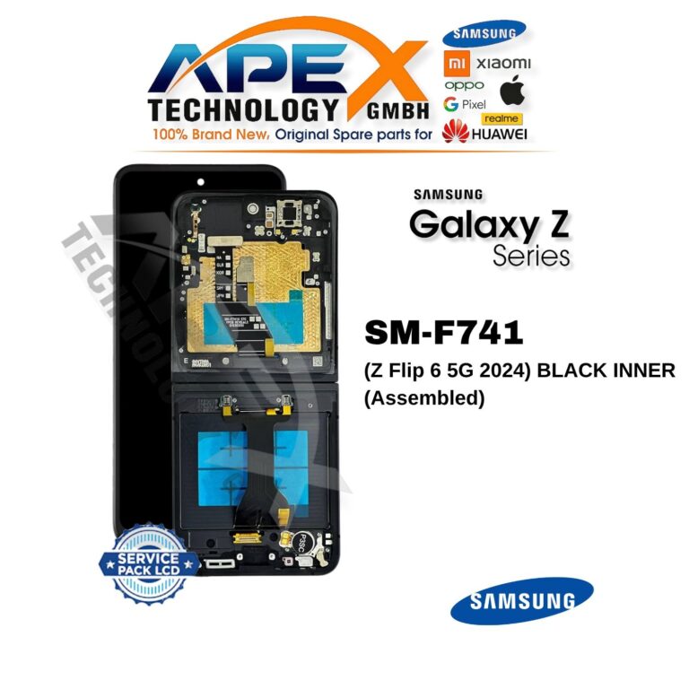Samsung Galaxy Z Flip 6 5G (SM-F741) LCD Screen Display - Black Inner (Service Pack) – GH82-35013E