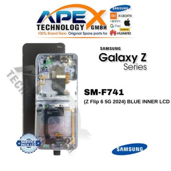 Samsung Galaxy Z Flip 6 5G (SM-F741) Display LCD - Blu interno (Assemblato) – GH82-35013C