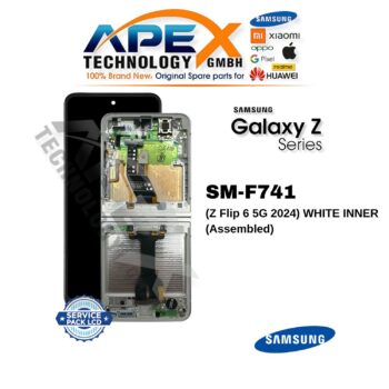 Samsung Galaxy Z Flip 6 5G (SM-F741) Pantalla LCD - Blanco interior (Service Pack) – GH82-35013F
